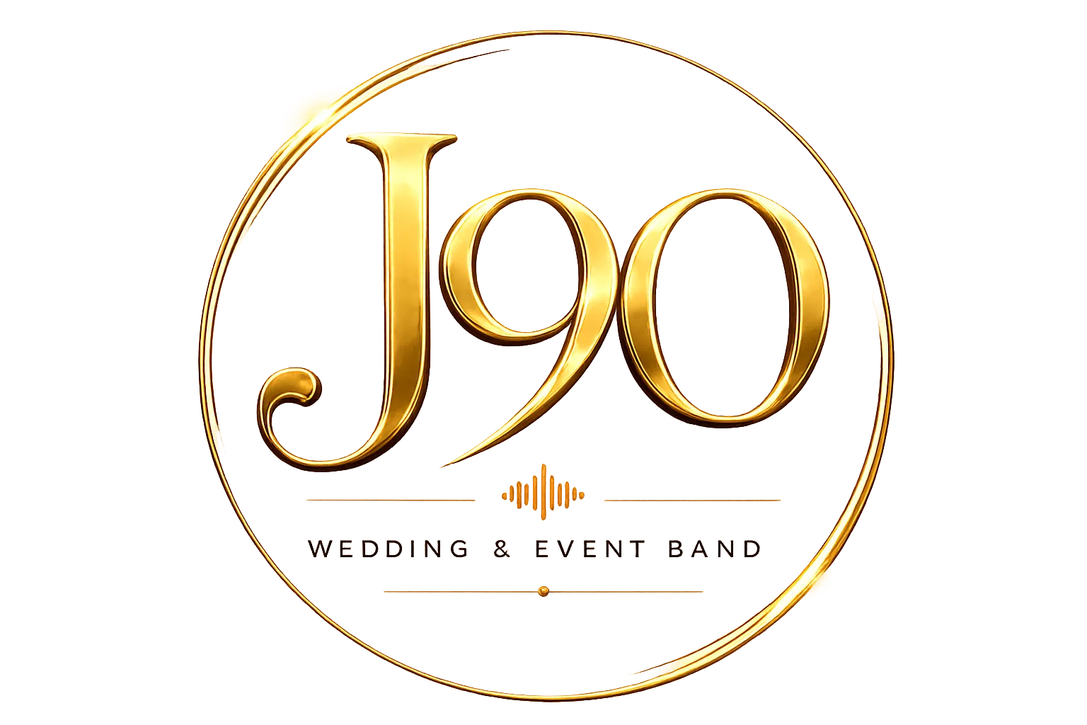J90 wedding band performing live at a wedding or event